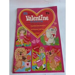 Vtg Valentines 3D Novelty Stand-Up Push Outs Cards Dolls Fuld & Company